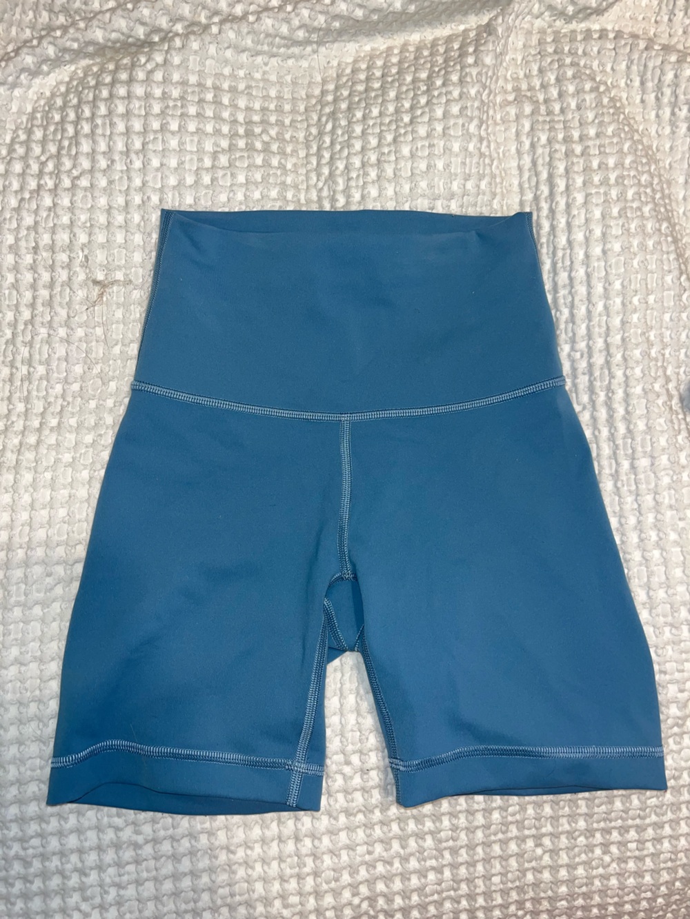 lululemon athletica Teal High-Rise Bike Shorts